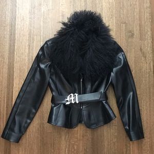 Vintage 1980 Thierry Mugler Shearling Jacket